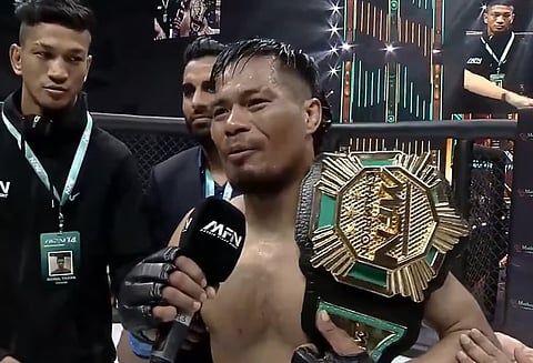 Manipur’s mixed martial arts (MMA) fighter Chungreng Koren