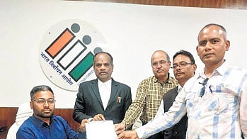 Congress leaders file complaint with EC against BJP’s Kanker candidate.