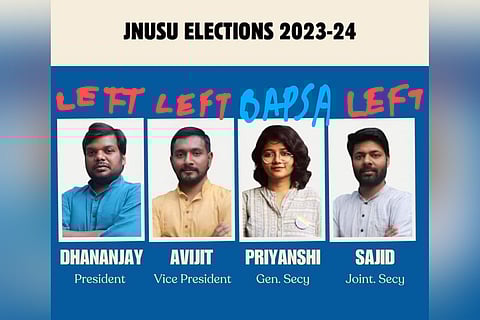 JNUSU polls winners