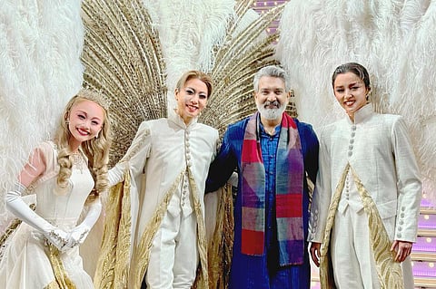 RRR filmmaker SS Rajamouli with the 110 year old Takarazuka company
