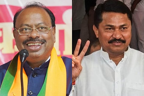 L-R: Maharashtra BJP chief Chandrashekhar Krishnarao Bawankule and state Congress president Nana Patole