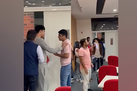 Video of Haryana's Ashoka University students shouting casteist slogans like 'Brahmin-Baniyawaad Murdabad',  and "we need caste census" have surfaced on X.