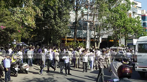 The blast, that took place at the bustling Rameshwaram cafe in Kundalahalli, injured four people, including a woman.