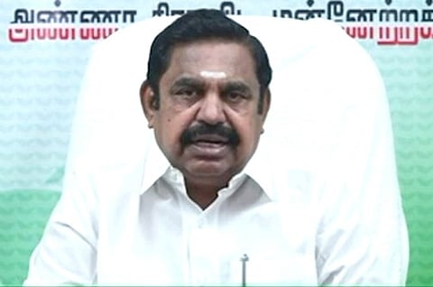 AIADMK general secretary Edappadi K Palaniswami.