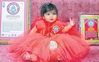 Five-month-old Samvedya