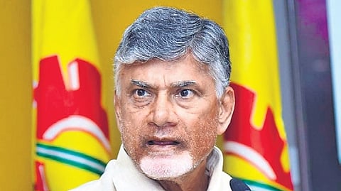 TDP supremo N Chandrababu Naidu