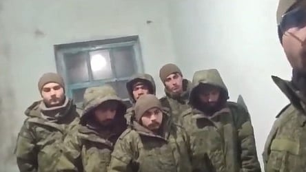 A screengrab of the video where the seven Indians are seen requesting the MEA to bring them back. 