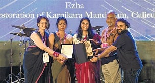 Ezha wins Golden Leaf Award for architectural conservation