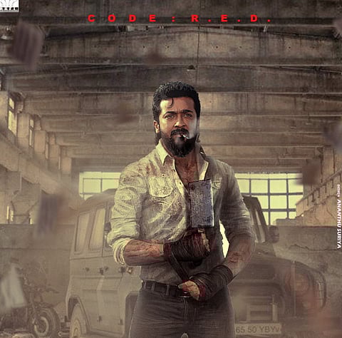 Poster of 'Vikram' starring Suriya as Rolex in a cameo role.