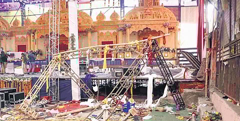 The court noted that though the temple is under the full management and control of an administrator appointed by the high court, the administrator had not given any permission for holding the event.