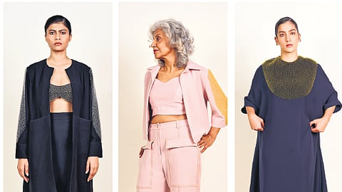 A few items of clothing are on display from the collections. 