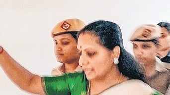 K Kavitha spends first night in Tihar jail, served prison food