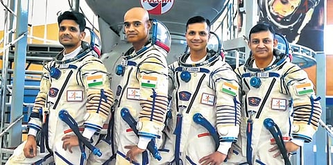 The four astronauts