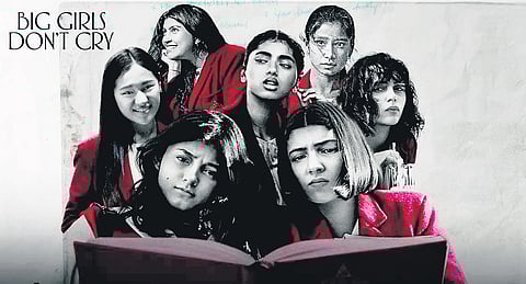 A poster of Big Girls Don’t Cry  