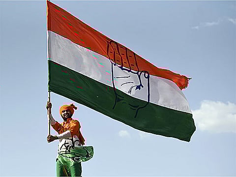 Congress flag image used for representational purposes only