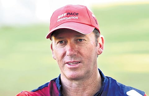 Former Australian fast bowler Glenn McGrath