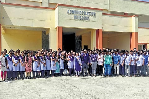 About 350 students of the Rajiv Gandhi University of Knowledge Technologies (RGUKT), Basara, secured jobs in 2023