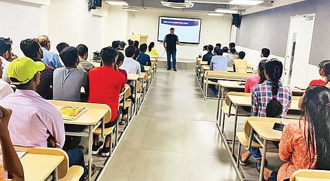 A Byju's class.