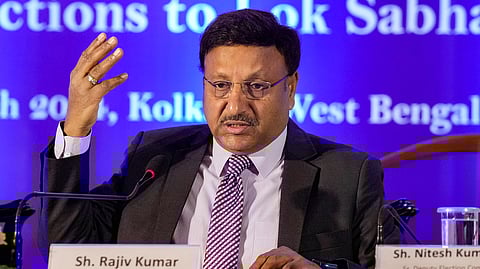 Chief Election Commissioner Rajiv Kumar.