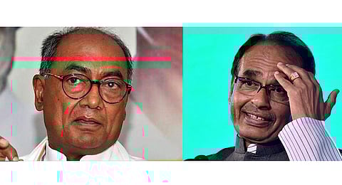 Congress leader Digvijaya Singh and BJP leader 