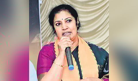 State BJP chief Daggubati Purandeswari