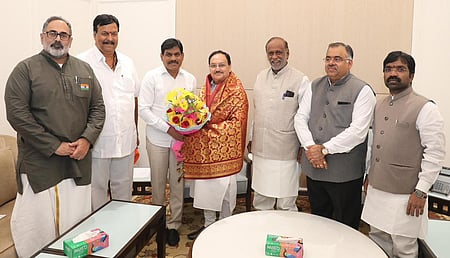 Telangana: BB Patil joins the BJP, third MP to dump BRS