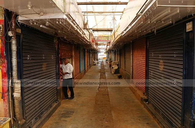 Vegetable vendors and fish sellers also did not ply their trade.