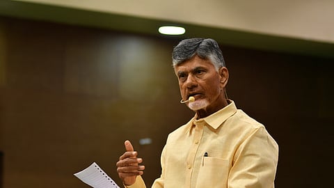 TDP supremo N Chandrababu Naidu. 