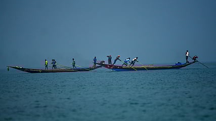 Chilika lake fishers. 