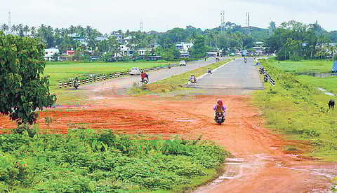 The Seaport-Airport road stretch where the development had stalled for over two decades.