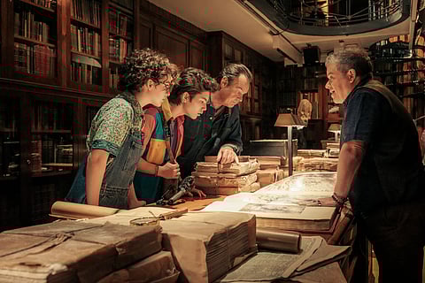 A still from 'Ghostbusters Frozen Empire' 