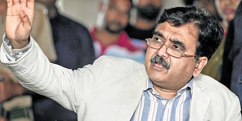 Former Calcutta HC judge Abhijit Gangopadhay who joined the BJP on March 7.