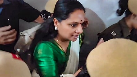 BRS leader K Kavitha 