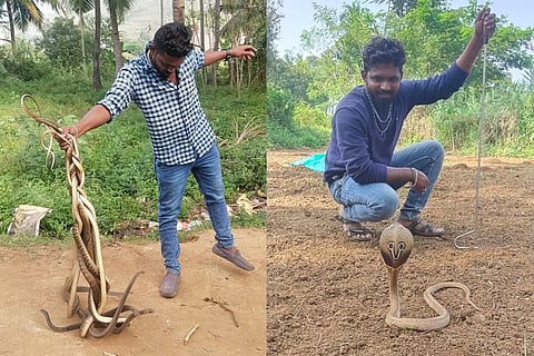 Ashok’s love for the reptile began at the age of 17 when he 
was bitten by a 
snake | Express