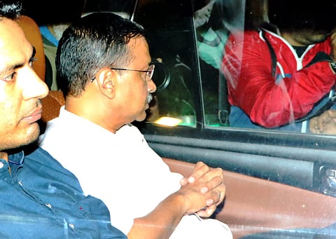 Day after his arrest by ED, Chief Minister Arvind Kejriwal was produced before Rouse Avenue Court on Friday.