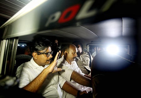 Congress MLA Mathew Kuzhalnadan. 