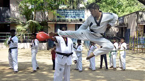 Taekwondo instructors S Logaraj & his father S Sekar are on a mission to curb use of alcohol & drugs.
