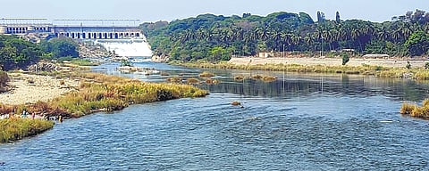 Water being released from KRS dam on Saturday