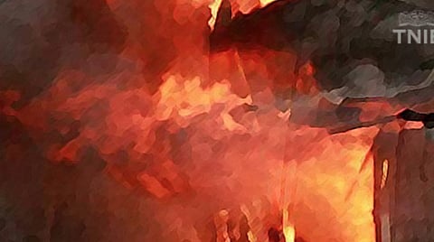 Ablaze. Image used for representational purpose