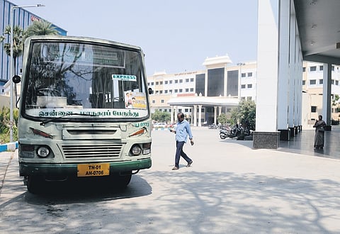 The health department opened two hospitals on King Institute campus at Guindy, but no proper transport facility is available to reach them.
