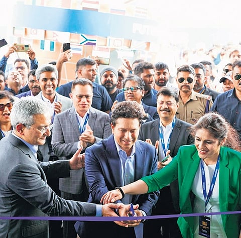 Luminous forays into solar sector, inaugurates panel factory