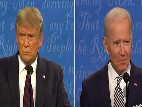 Donald Trump and Joe Biden.