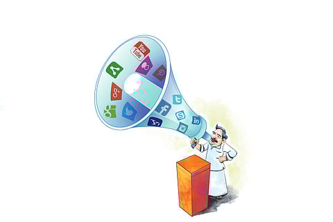 Social media war room for elections.