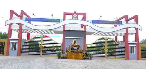 Yogi Vemana University in Kadapa. 