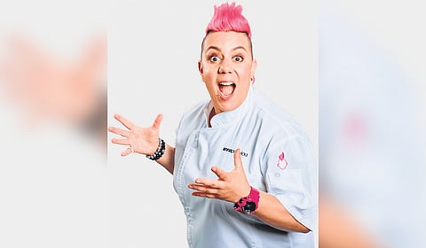 Chef Anna Polyvieu, a maestro of the kitchen.