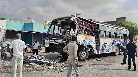 Twenty-two were injured in separate road accidents in Tirupattur district on Tuesday