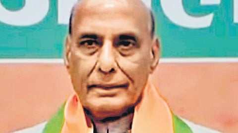 Rajnath wades into Tejashwi’s fish video, says why show it off 