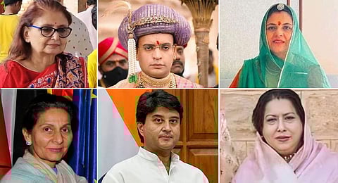 Amrita Rao, Yaduveer Krishnadatta Chamaraja Wadiyar, Mahima Singh
Preneet Kaur, Jyotiraditya Scindia and Kriti Singh Debbarma