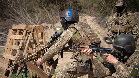 The report said the supply of munitions, which have helped Ukraine in the war against Russia, had been happening for over a year 