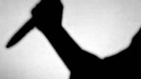 A 45-year-old man was stabbed for advising two youngsters to refrain from drinking.